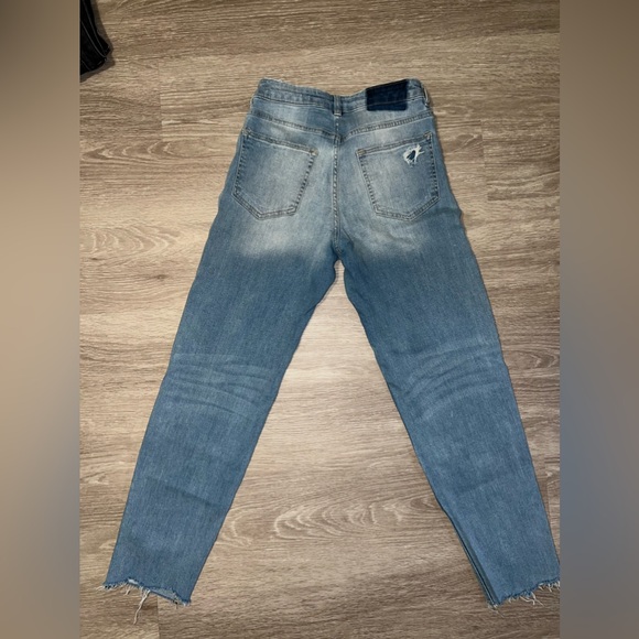 H&M patchwork jeans size 6 - Picture 3 of 9